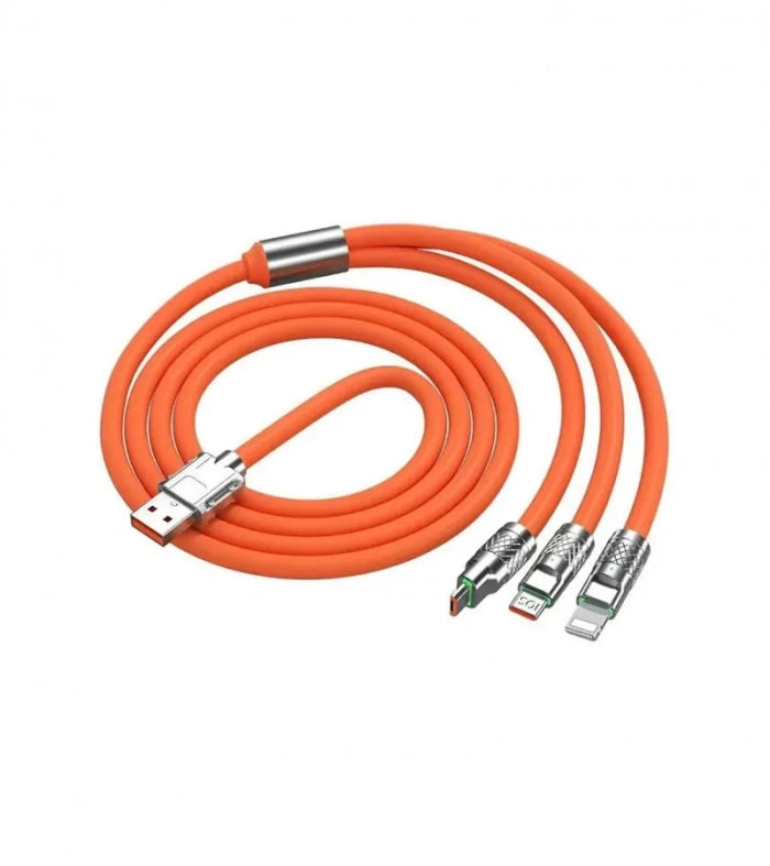 120W Original 6 Empire 3 in 1 Fast Charging Cable