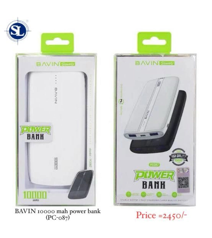 Bavin PC087 Portable Power Bank 10000mAh