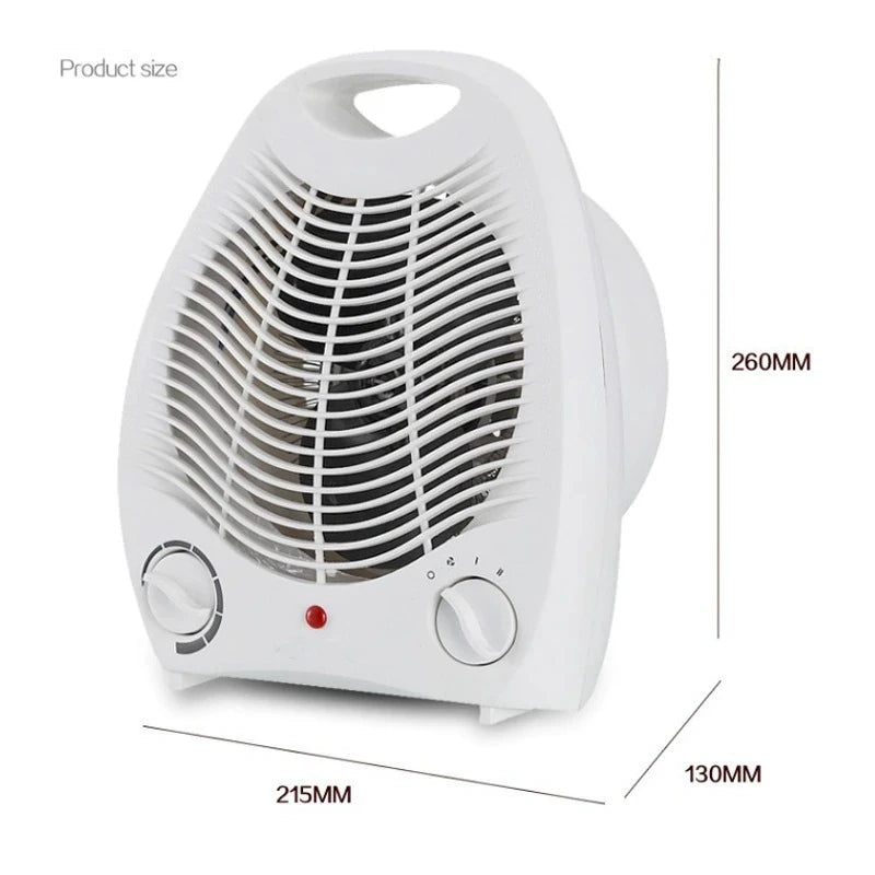 Portable Lightweight Electric Fan Heater 2000W