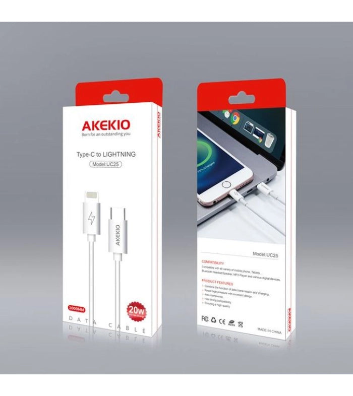 AkeKio iPhone to Type-C Data Charging Cable - Fast & Reliable