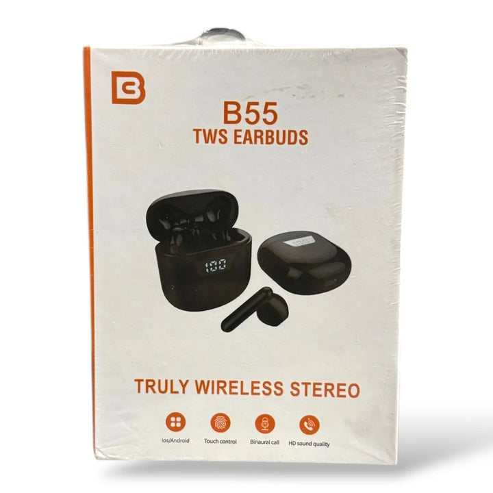 B55 TWS Wireless Stereo Earbuds