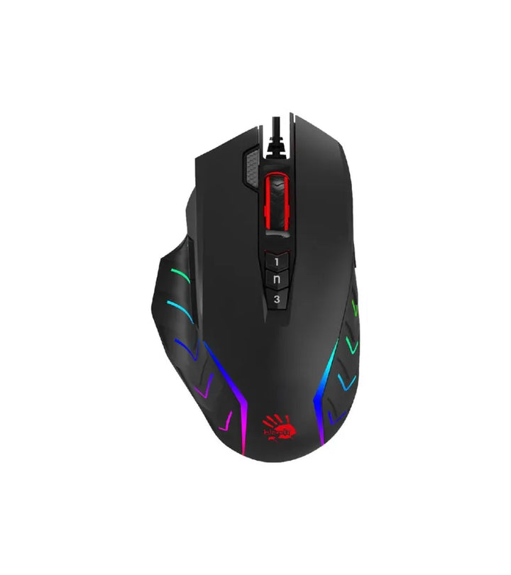 Bloody J95s 2-Fire RGB Animation Gaming Mouse