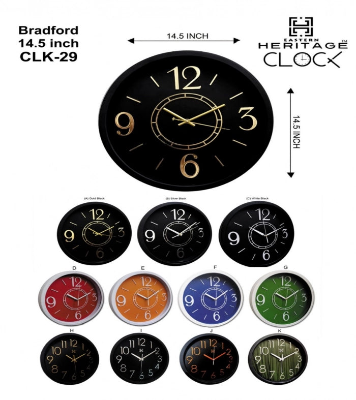 Heritage Bradford Wall Clock CLK-029