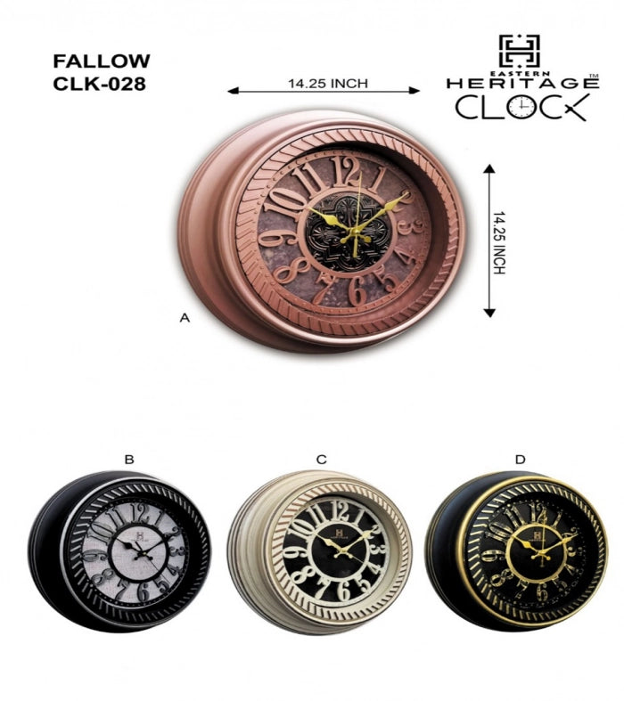 Heritage Fallow Wall Clock CLK-028