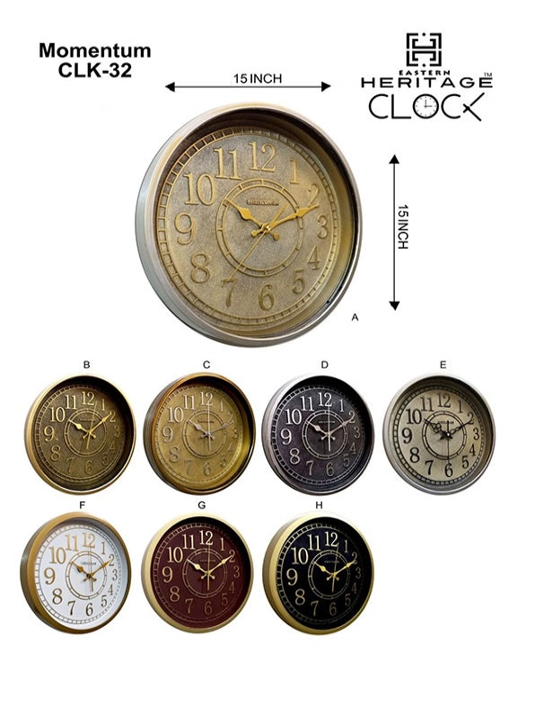 Heritage Momentum Wall Clock CLK-032