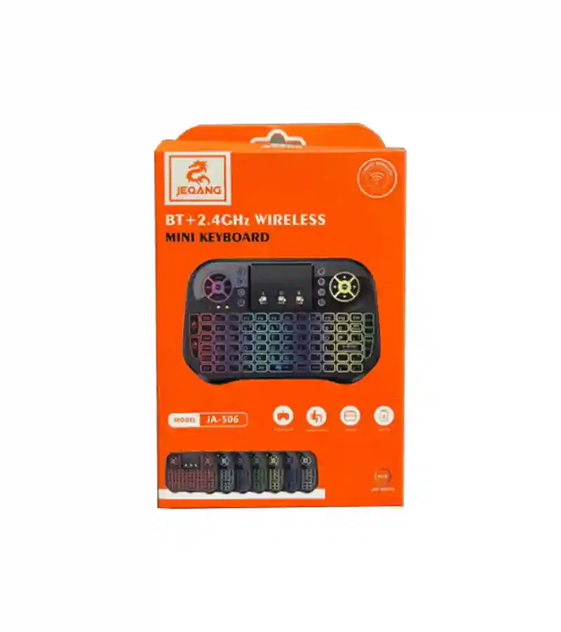 Jeqang JA-506 2.4G+Bluetooth Mini Keyboard
