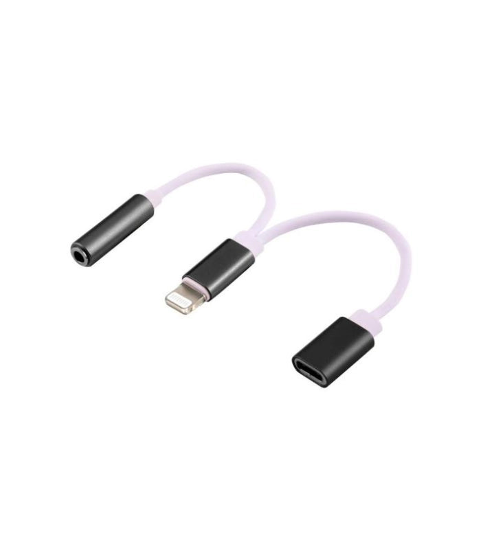 Lightning to USB-C & 3.5mm Connector