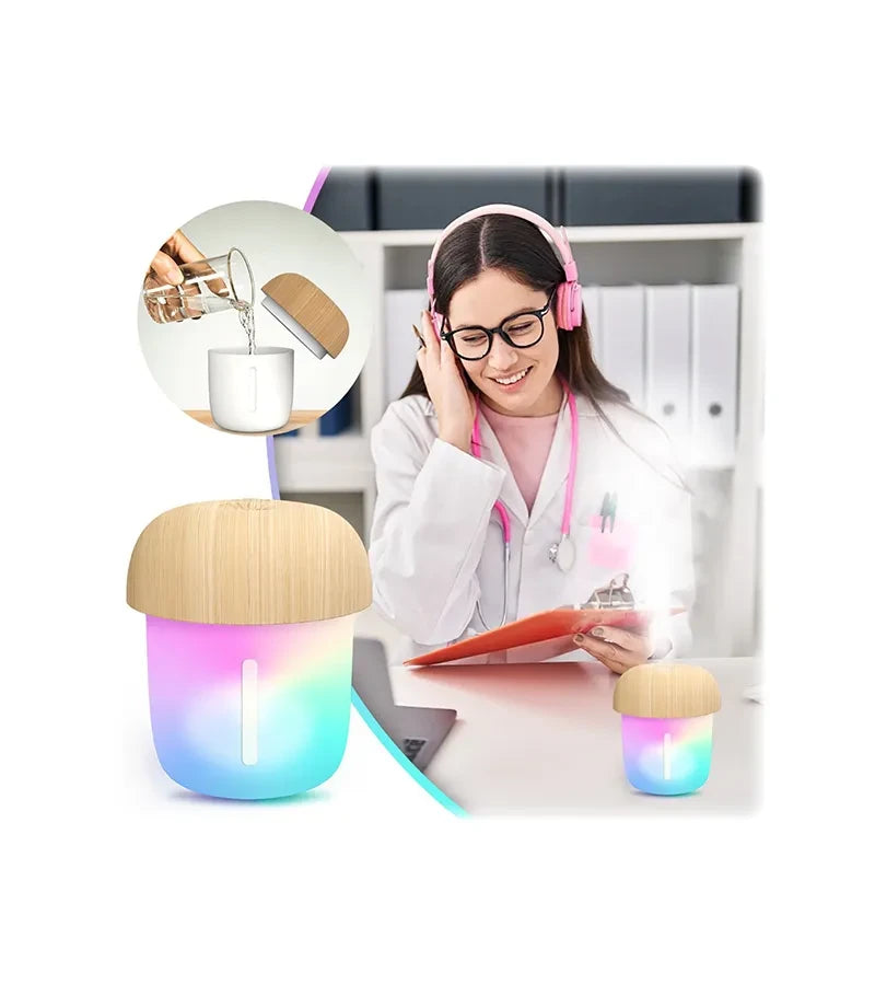Mushroom Humidifier Essential Oil Diffuser