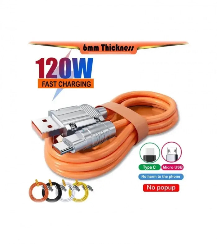 Original 120W Fast Charging Type C Data Cable