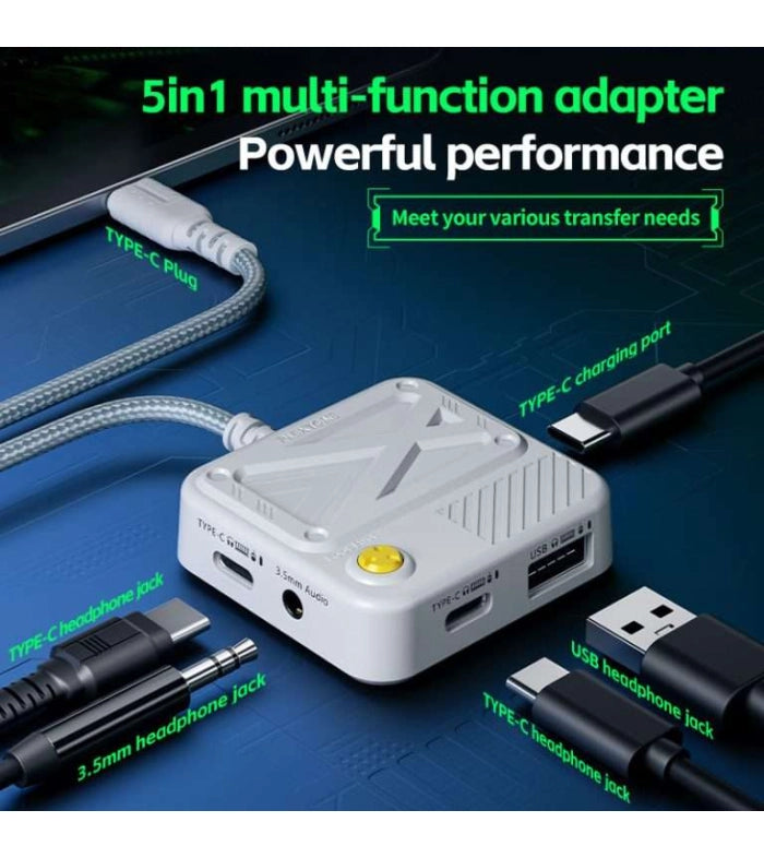PLEXTONE GS5 5in1 Type C Adapter