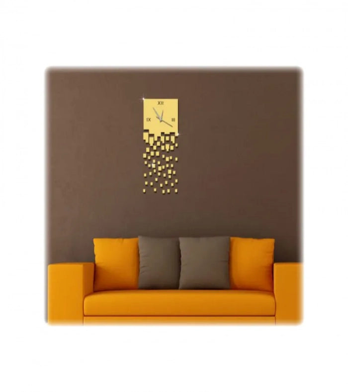 Premium Acrylic Golden Clock