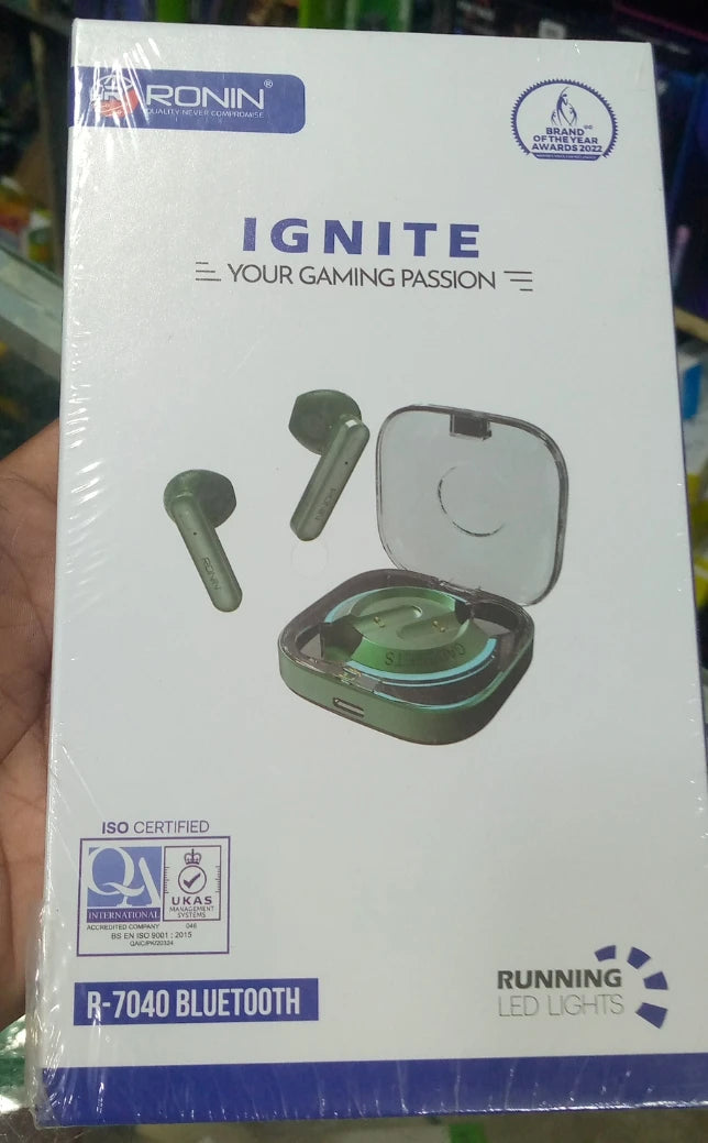 Ronin R-7040 Wireless Bluetooth Earbuds with ENC