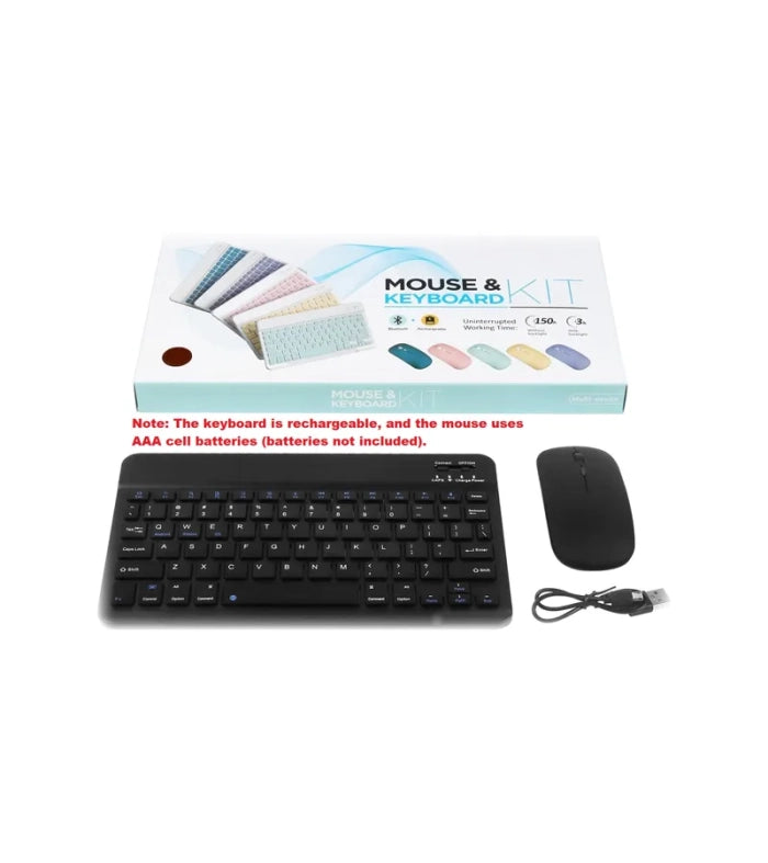 Wireless Keyboard and Mouse For iPad & Tablet